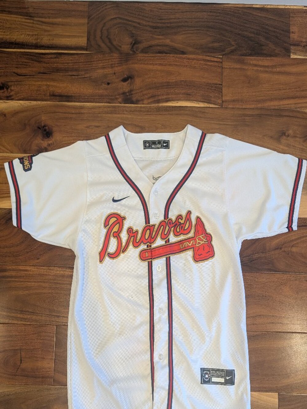 Youth Nike Acuna Jr/Braves 2021 World Series Champion Jersey - Size XL